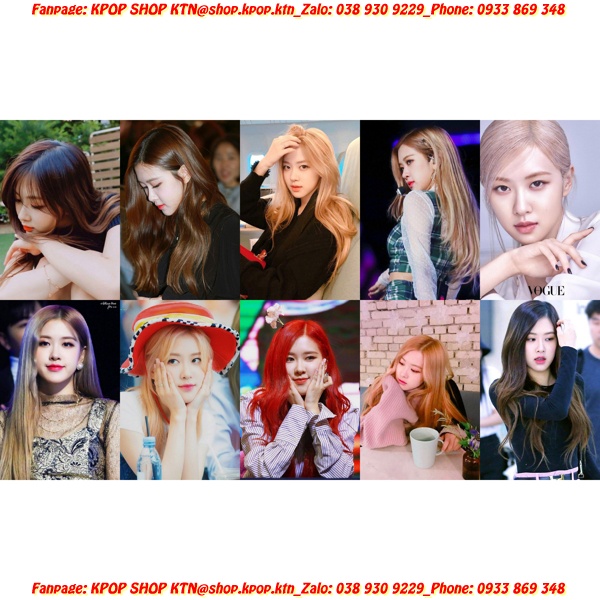 CARD BO GÓC ROSÉ BLACK PINK