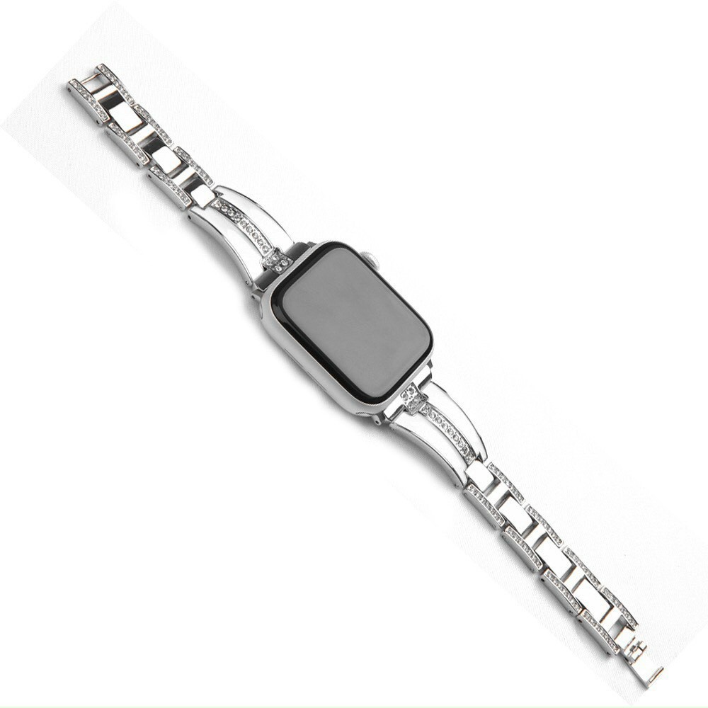 Dây thép rolex ruby dành cho Apple Watch đồng hồ thông minh Series 1/2/3/4/5/6/7/SE size 38/40/41/42/44/45mm