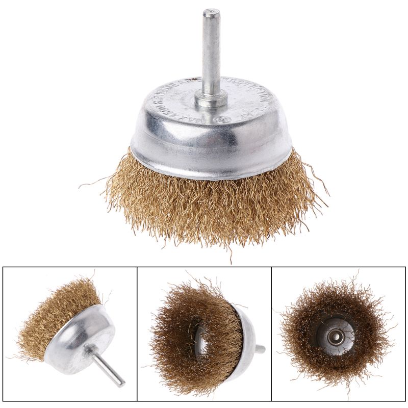 Cọ Sợi Dây Tròn Xoay Được Dùng Loại Bỏ Rỉ Sét Tiện Dụng