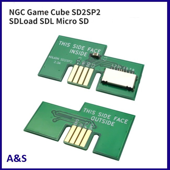 NGC Game Cube SD2SP2 SDLoad SDL Micro SD Card TF Reader Port Card for Nintendo NGC Serial Gamecube