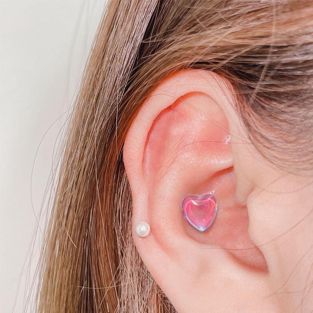 1 Bông Tai Hình Trái Tim / Bướm Vintage Thời Trang Cho Nữ