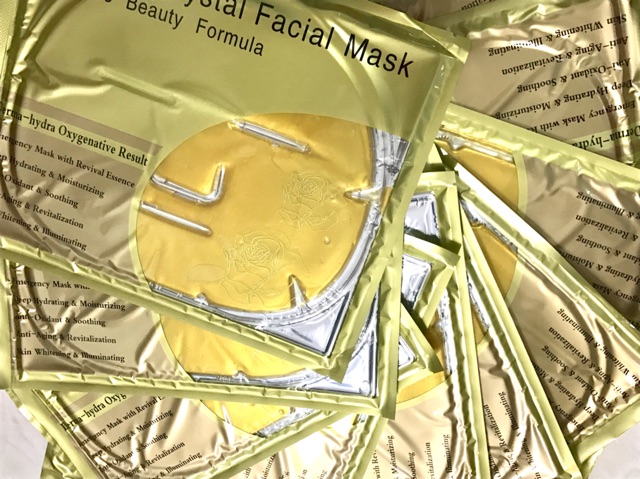 Mặt nạ collagen nano vàng cấp ẩm cho da ,chống lão hóa ,giúp làn da trắng sáng  căng da phục hồi.