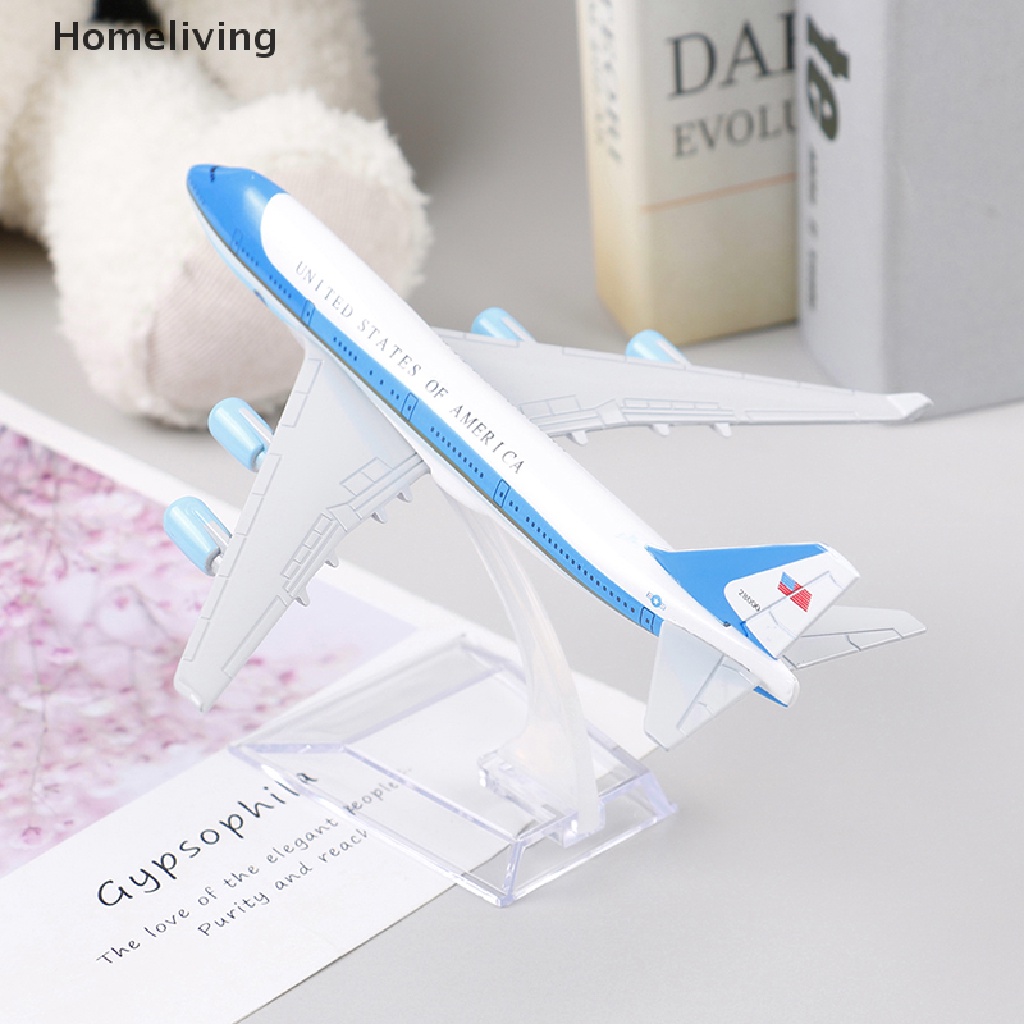 Mô Hình Máy Bay USA Air Force One 16CM Boeing 747 Chân Thật