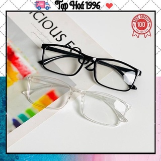 Kính thời trang nam nữ gọng nhựa dẻo 📌 freeship 📌 gọng kính trong suốt unisex đi đêm chống bụi siêu rẻ