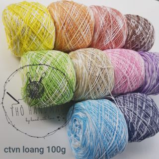 Sợi len Việt Nam 1mm Màu Loang