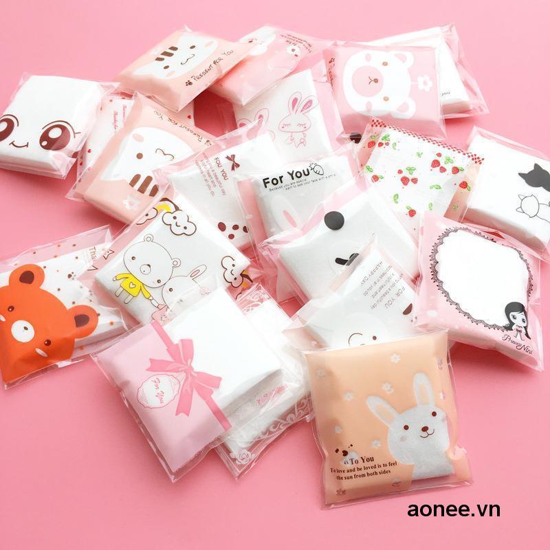 ✨✨Bông Tẩy Trang Mini Bỏ Túi Du Lịch - Bông tẩy Trang Gói 25 Miếng Xinh Xắn