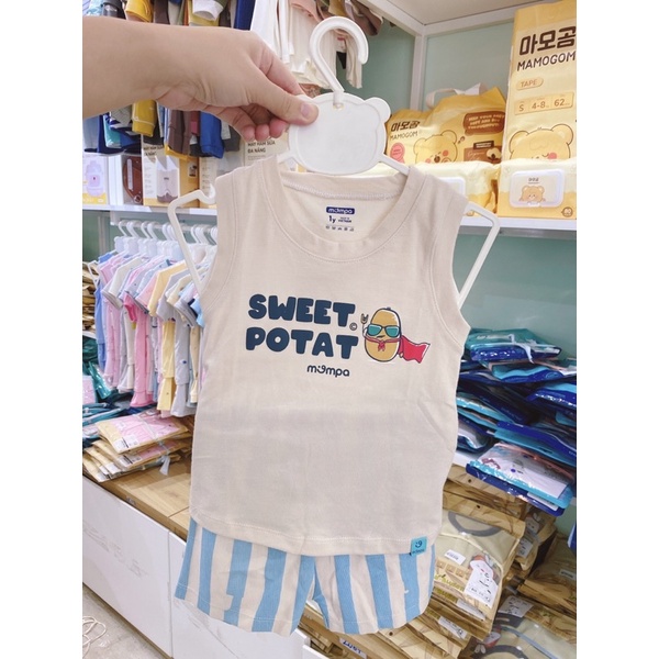 Bộ QA sát nách cotton 4 màu