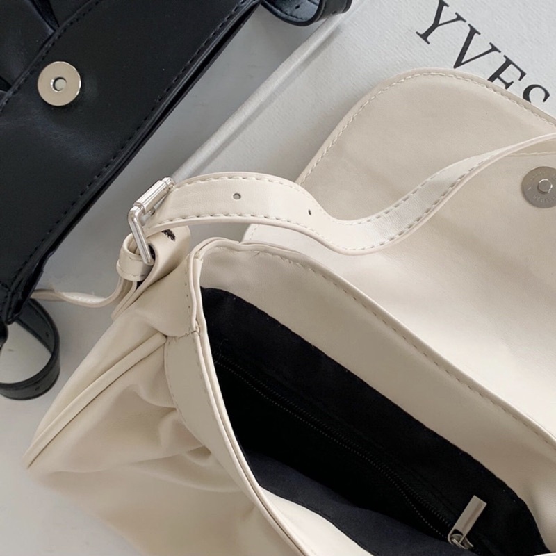 Túi kẹp nách nữ da mềm và túi đeo chéo nữ bằng da T5 SẴN