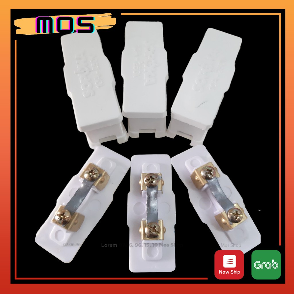 Cầu chì 10A - Nắp cầu chì 10A Mos Shop