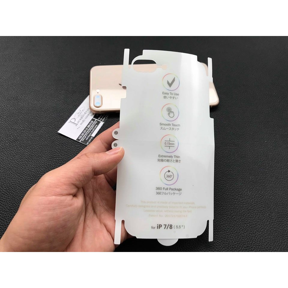 Miếng Dán Mặt Lưng iPhone PPF Cao Cấp Chất Liệu Tự Phục Hồi 6/6s/6plus/7/7plus/8/8plus/plus/x/xr/xs/11/12/13/pro/max