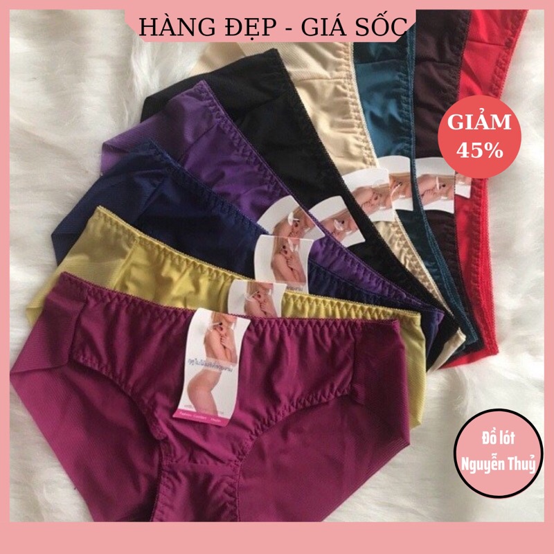 Quần Lót Nữ Su Lạnh Phối Ren Kiểu Mới 2019 (MS 5401)