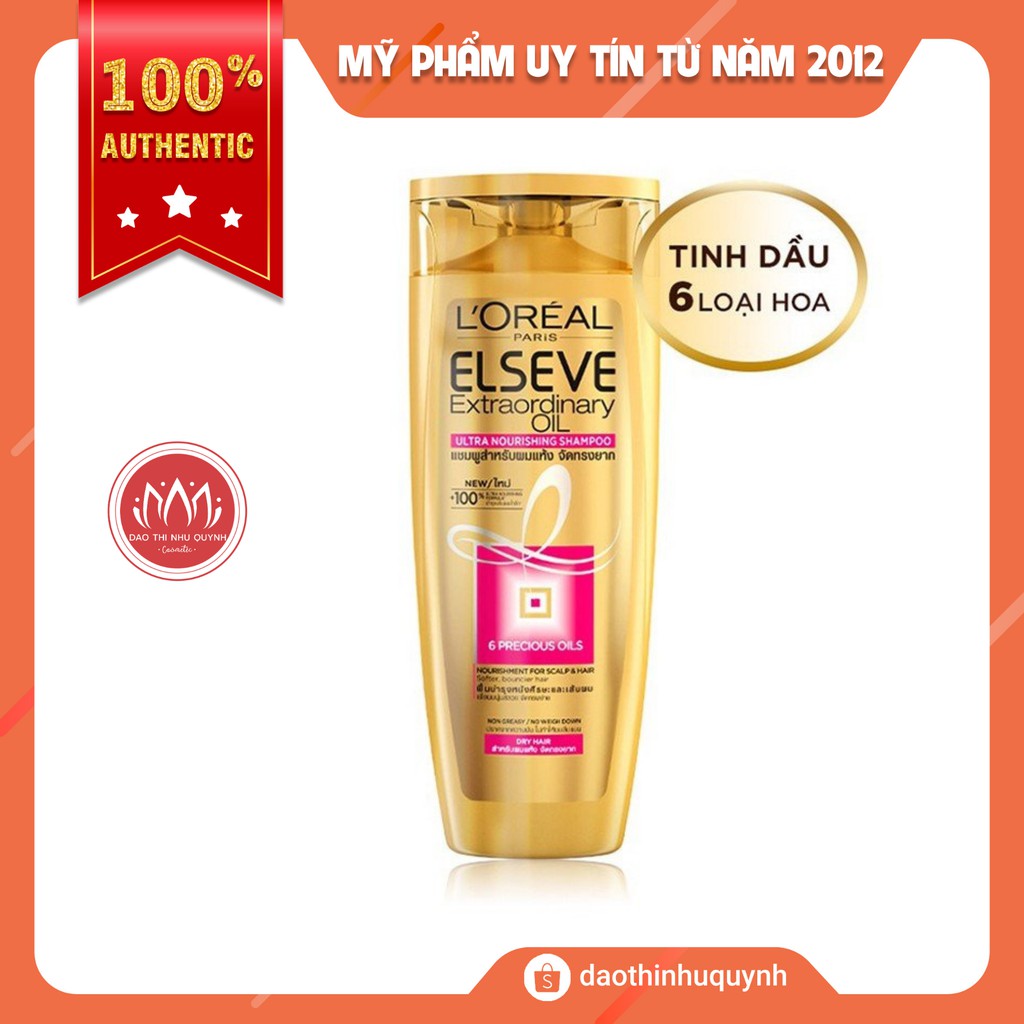 Dầu Gội Tinh Dầu Hoa Tự Nhiên Loreal Elseve 125ml