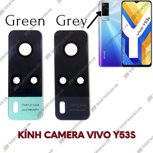 Mặt kính camera vivo y53s có sẵn keo dán