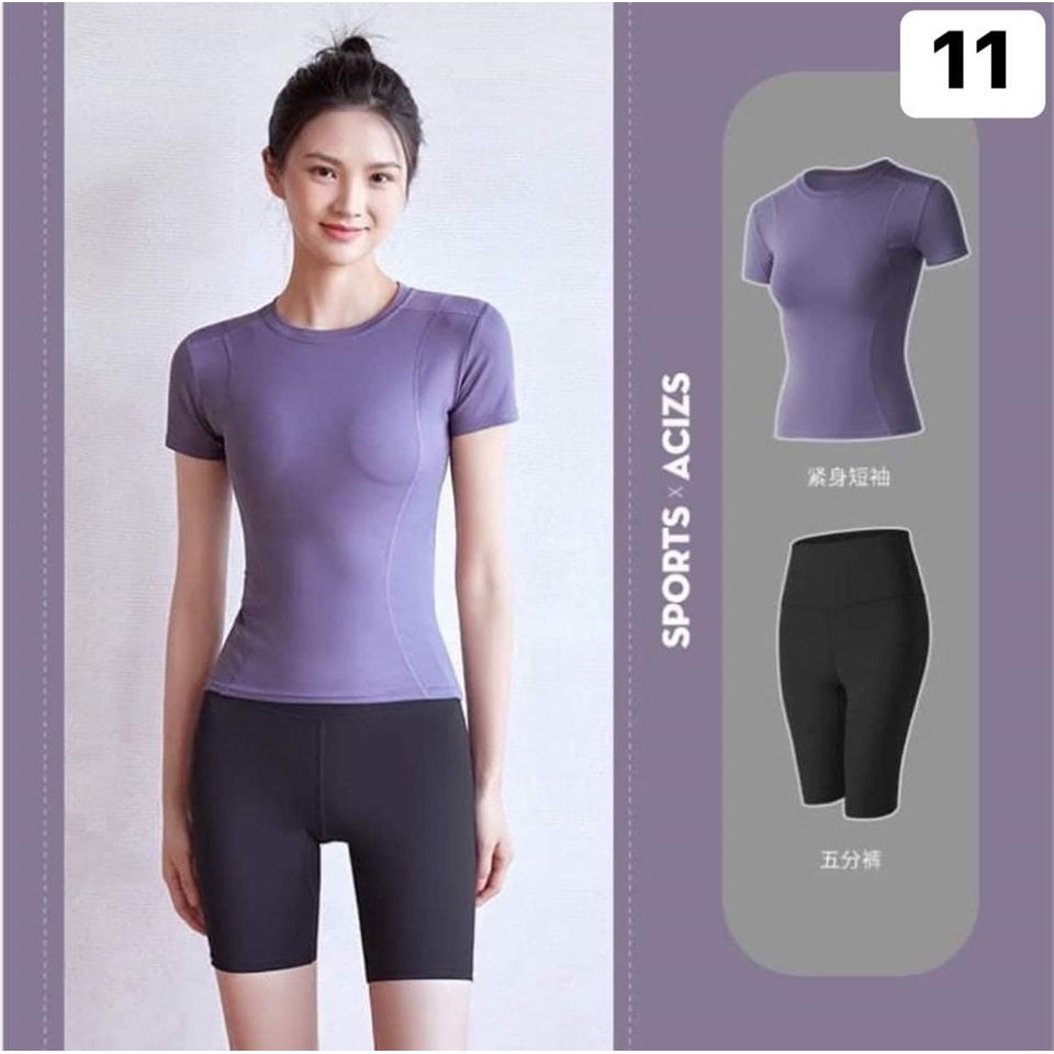 bộ tập jym cho nữ co dãn 4 chiều