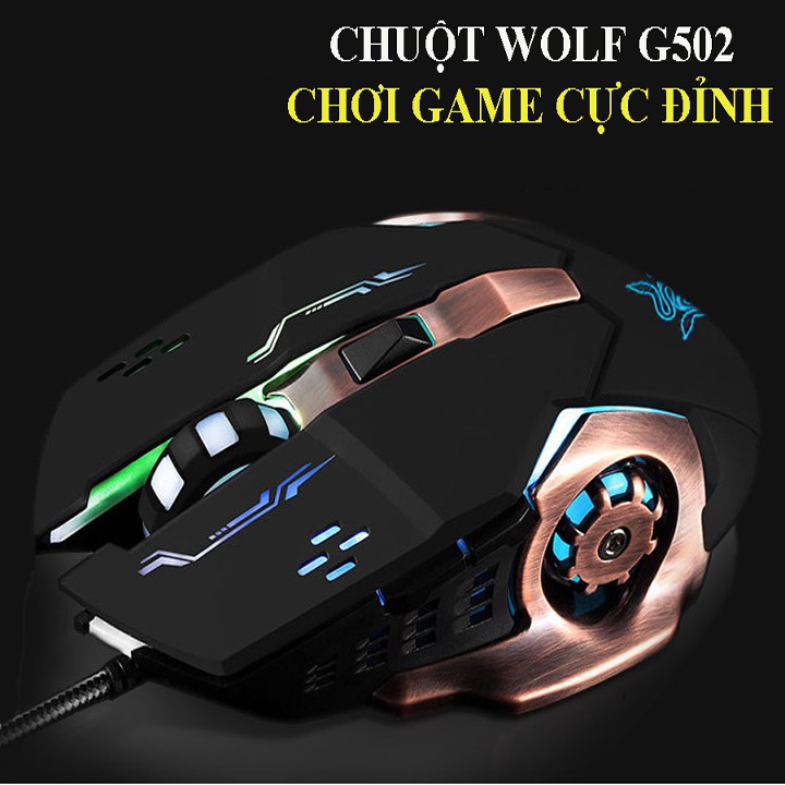 (Có Video) Chuột game thủ G502 Q5 LED màu siêu đẹp