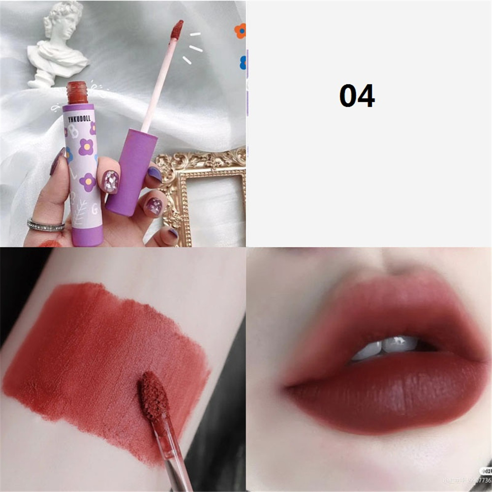 (hàng Mới Về) Son Kem Lì Mịn Mượt Như Nhung Không Phai Không Dính Cốc Hình Bông Hoa May Mắn | BigBuy360 - bigbuy360.vn