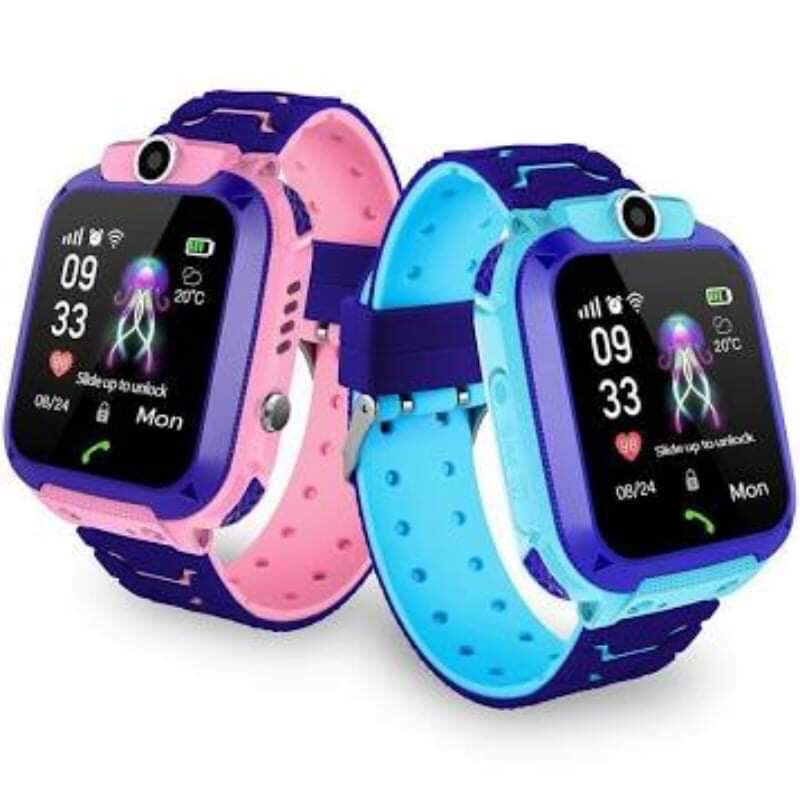 Đồng hồ định vị trẻ em Q12, định vị, nghe gọi, chống nước có camera