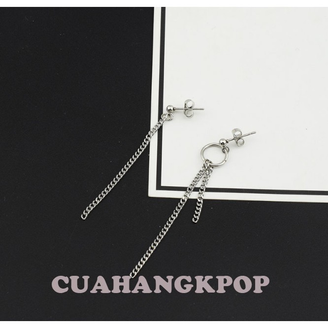 Khuyên Jimin 1 đôi dây xích ( mẫu mới)