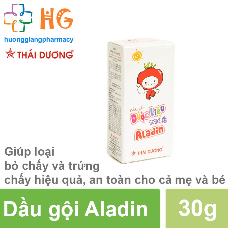 Dầu gội Aladin - Giúp hết sạch chấy (Hộp 30g)