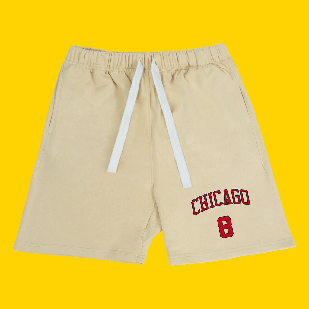 Quần Short CHICAGO Nam nữ Unisex dogo.store .chất liệu nỉ cotton da cá