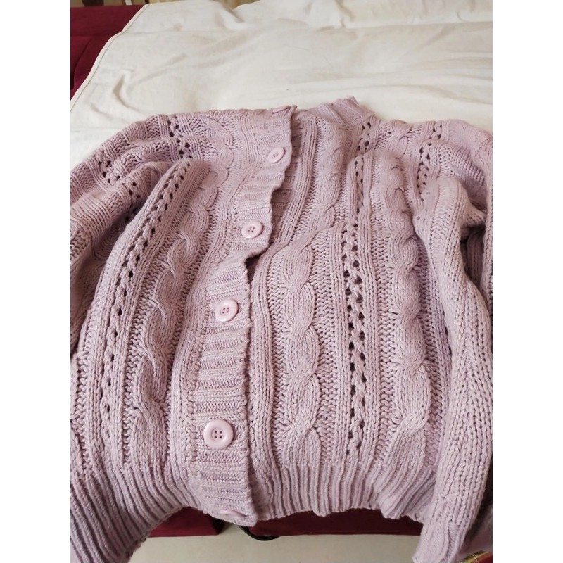 Áo len áo khoác len buộc đai eo hàng QC