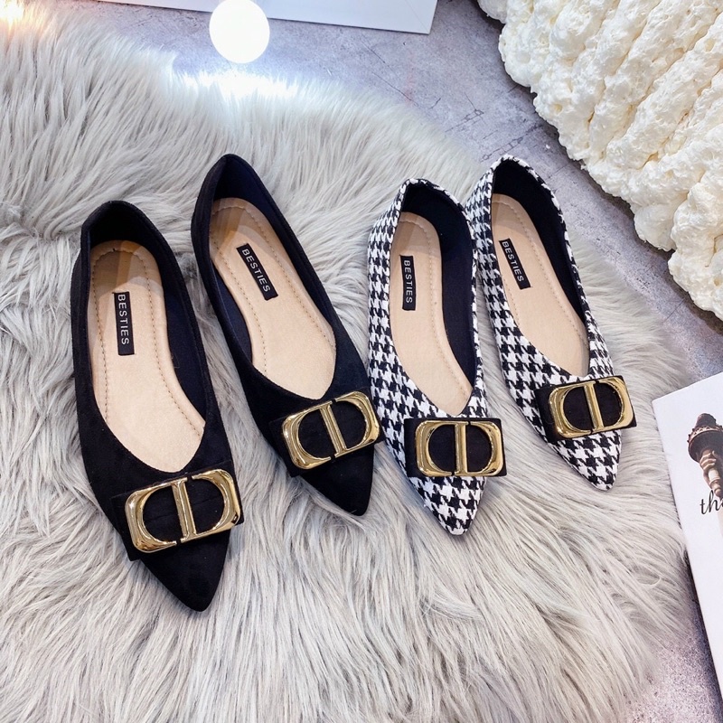 GIÀY BÚP BÊ PHỐI KHOÁ CD SIÊU HOT