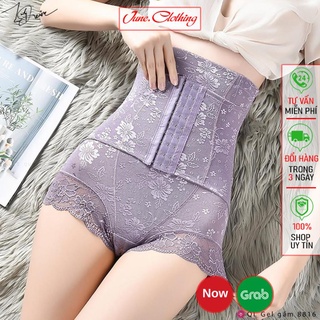 Quần nịt bụng ren Gel chặt bụng dưới Phẳng lì bụng Gel cao tạo dáng eo thon (freeship +video)