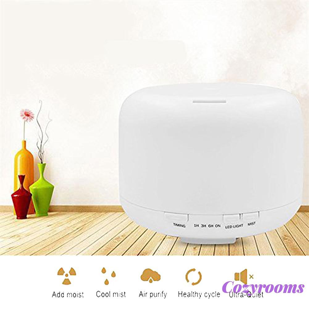 Máy Phun Sương Tạo Ẩm 500ml Tích Hợp Đèn Led 2 Chế Độ