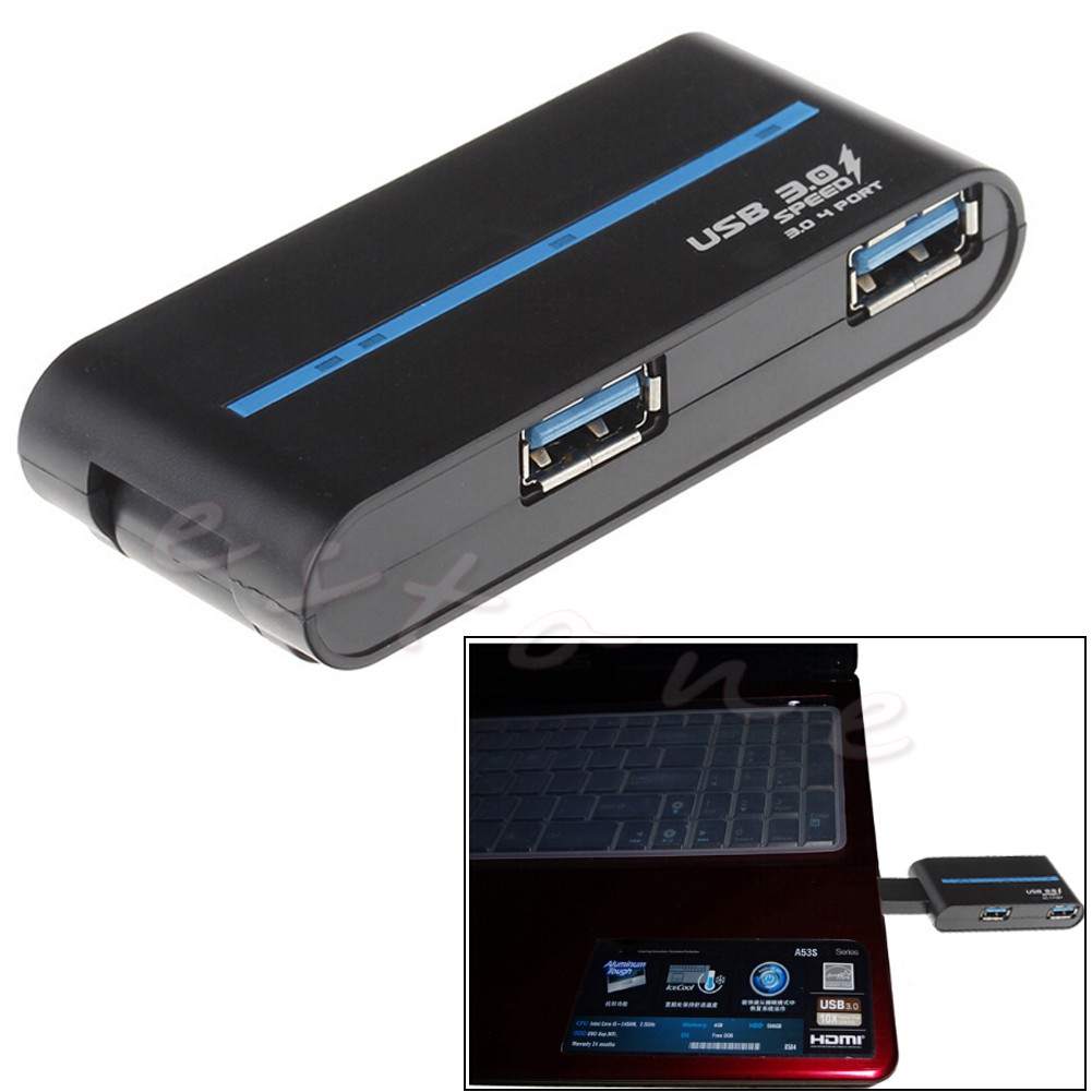 Bộ Chia 4 Cổng Usb 3.0 / 2.0 Cho Pc / Laptop