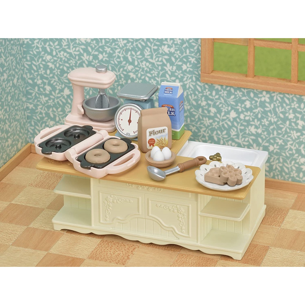 Đồ Chơi Sylvanian Families Bộ Phụ Kiện Nhà Bếp Kitchen Island