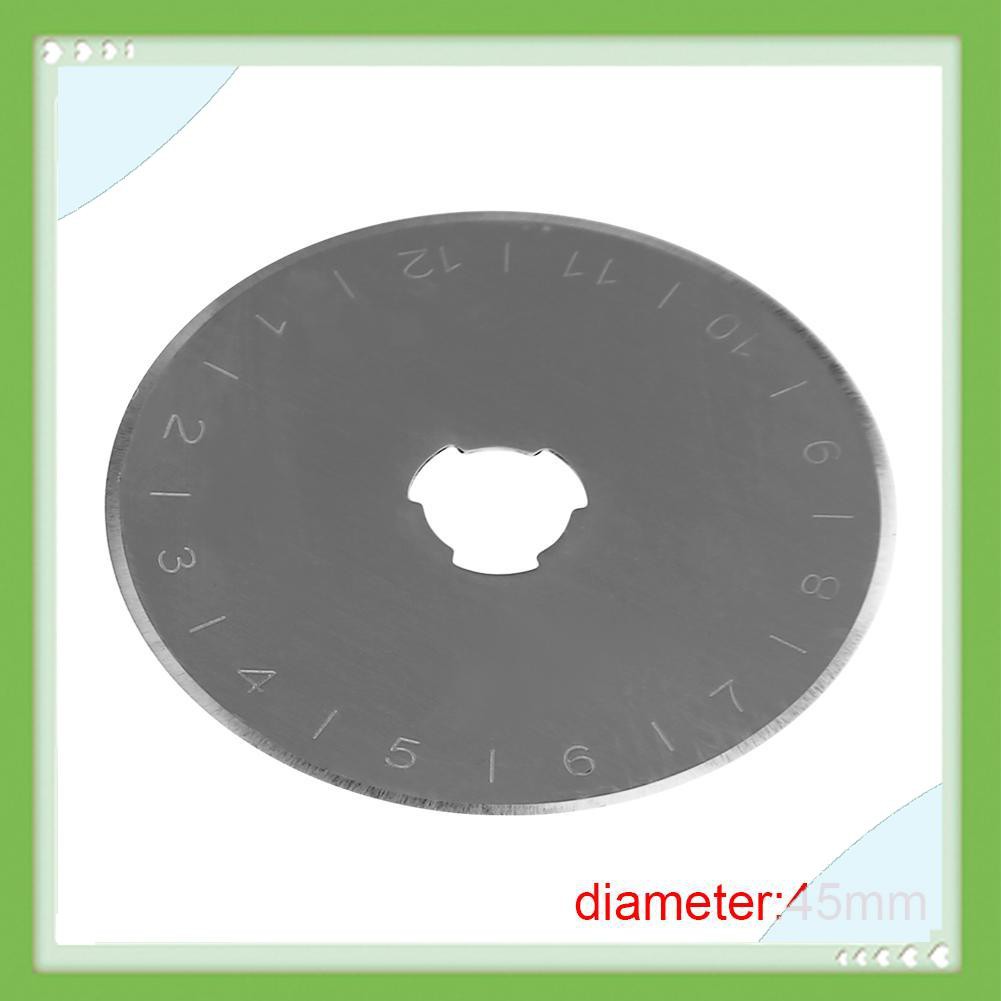 Set 5 lưỡi dao cắt xoay tròn kích thước 45mm chuyên dụng cho thợ làm đồ da