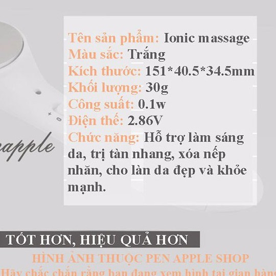 Máy massage mặt mini cầm tay
