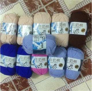 Set len milk 50g và milk bò