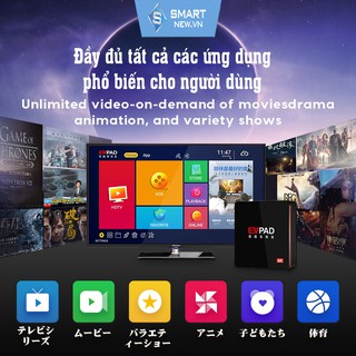 Android tv box EVbox Ram 4GB - Android tv box đắt nhất thế giới [ Tặng điều khiển giọng nói ]