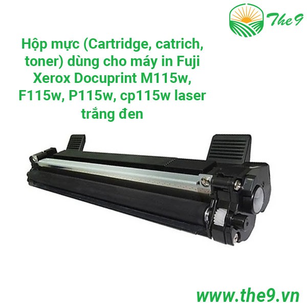 ộp mực (Cartridge, catrich, toner) dùng cho máy in Fuji Xerox Docuprint M115w, F115w, P115w, cp115w laser trắng đen hàng