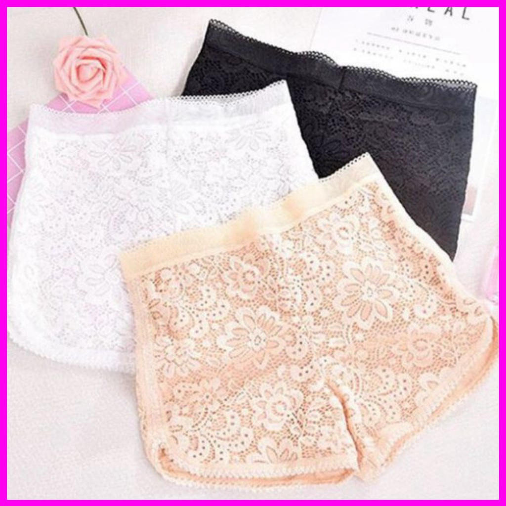 [Mã FAXANH55 giảm 10K đơn 50K] { Free Ship}-- Combo 2 Quần ren mặc trong váy | BigBuy360 - bigbuy360.vn