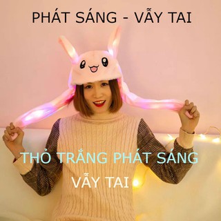 Sỉ mũ nón tai thỏ - tai thú bóp hơi tai giật vẫy nhiều mẫu hot