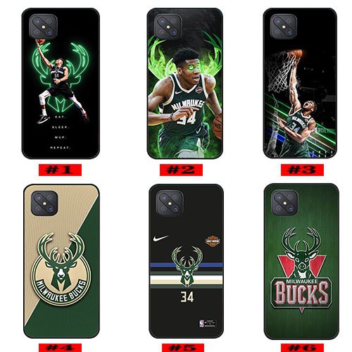 Ốp điện thoại silicon mềm TPU màu đen Milwaukee Bucks được sử dụng cho OPPO A3S A5 A37 Neo9 A39 A57 