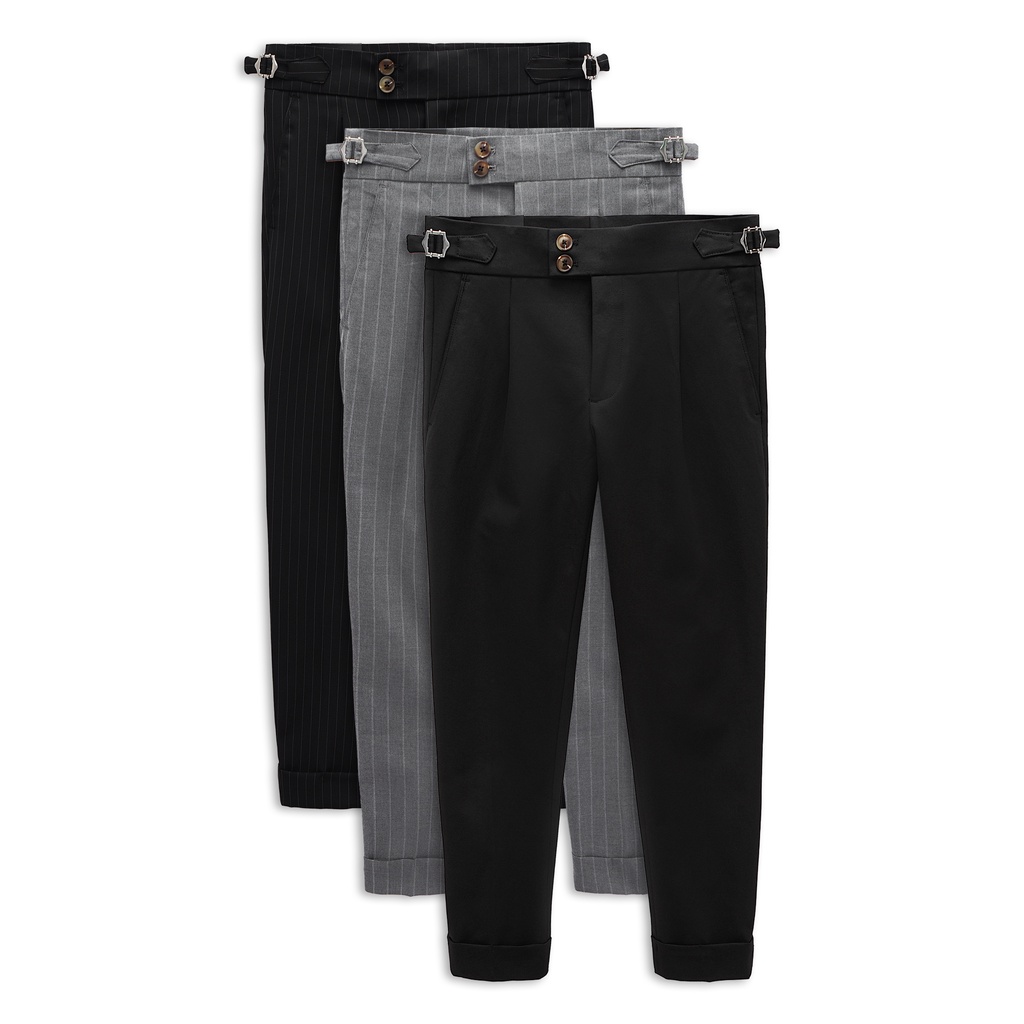 Quần Tây Nam SlimFit Side Tab C3 , Chất Vải Cotton Pha Spandex Thoải Mái , QT001669,SOMEHOW