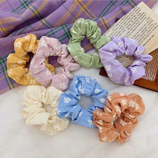 Cột Tóc/Buộc Tóc Scrunchies Hoa Cúc