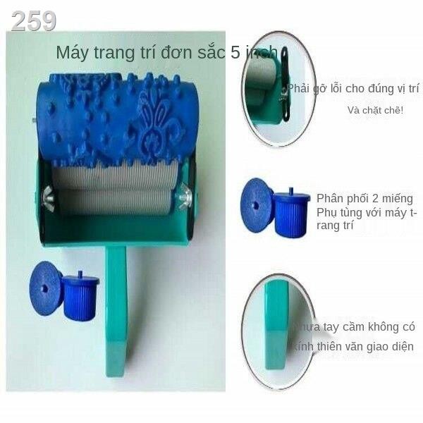 5 inch in ấn con lăn sơn tường tạo tác giấy dán chất lỏng khuôn knurling hoa văn máy trang trí