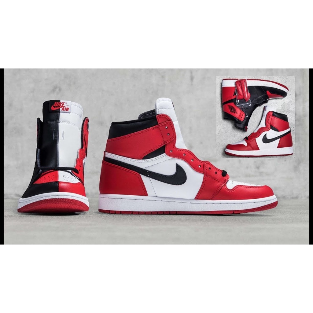 Giày thể thao nam nữ jodan Trắng đỏ Chicago + Bred Mã JDCB _Manh Sneaker.