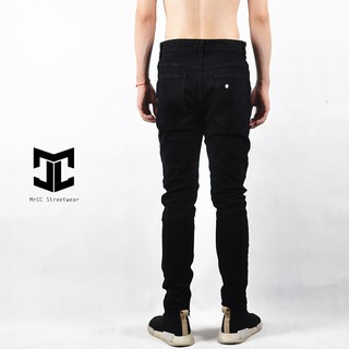 Quần Jeans Nam Đen Trơn MRCC