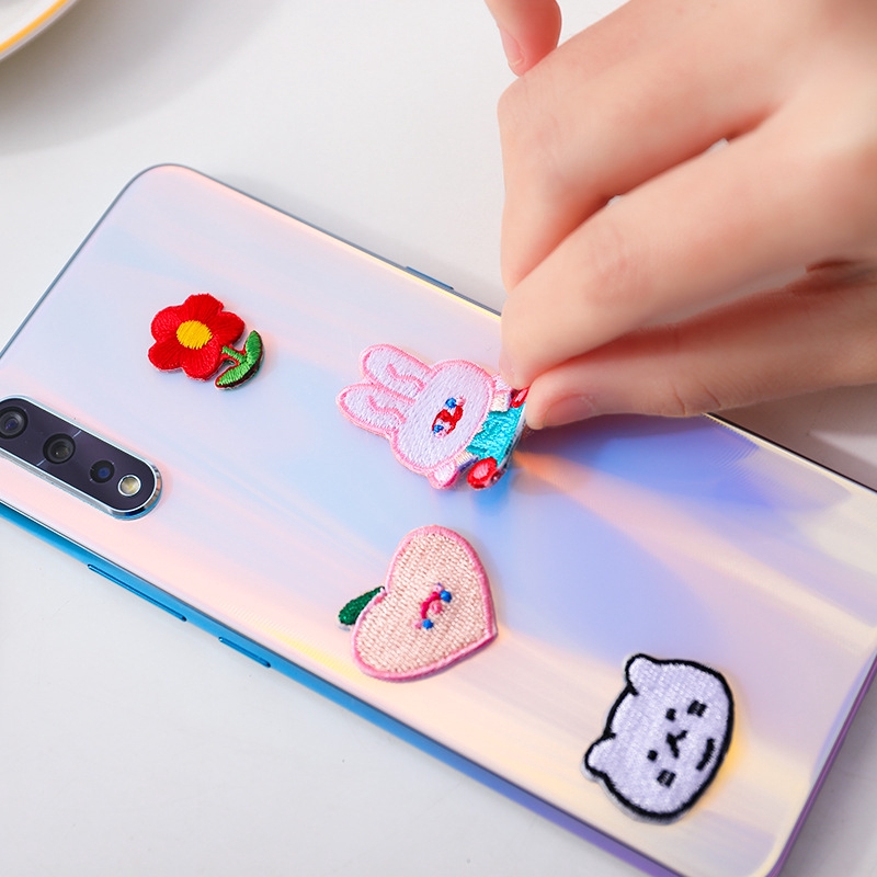 Sticker Ủi Thêu Hình Cô Gái Sáng Tạo