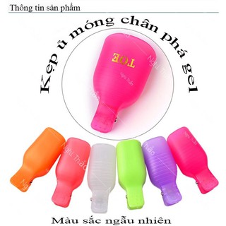 Kẹp ủ chân phá gel làm móng ( vỉ 5 ngón - vỉ 10 ngón )