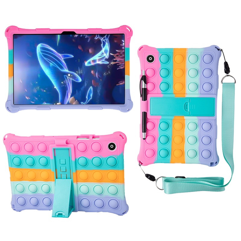 Ốp Máy Tính Bảng Mềm Hình Bong Bóng Cho Samsung Galaxy Tab A8 2021 SM-X200 SM-X205 A7 Lite A7 10.4 Tab A 8.0
