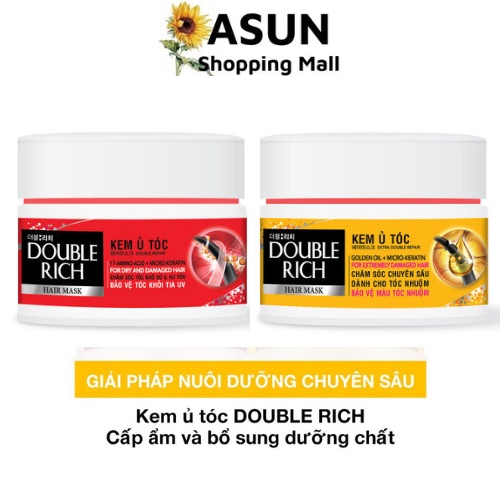 Kem Ủ Tóc Double Rich 150g Chăm Sóc Tóc Khô Xơ, Hư Tổn, Phục Hồi Chuyên Sâu