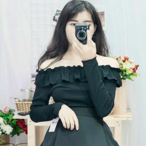 Áo gân bèo bẹt vai ( vải đẹp loại 1)