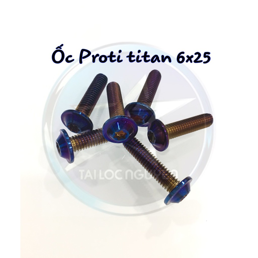 ỐC ĐẦU PROTI XI TITAN 6X25 THÁI