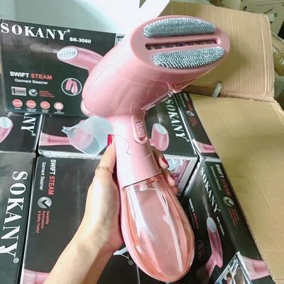 Bàn là hơi nước cầm tay gấp gọn Sokany3060 công suất 1500W, ủi nhanh mọi loại vải